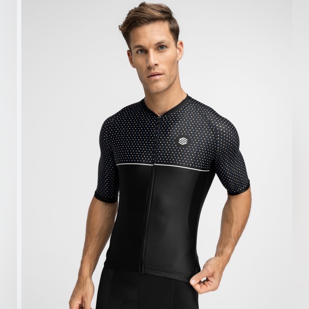 Siroko M2 MOUNT EVANS Men's short sleeve cycling jersey. New